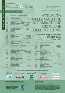 Attualità nelle malattie infiammatorie croniche dell’intestino X Corso di aggiornamento