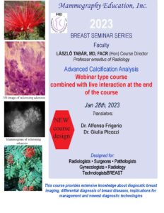 Advanced Calcification Analysis Breast Seminar Series 2023 Prof LÁSZLÓ TABÁR