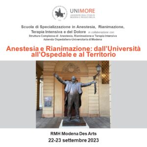 Anestesia e Rianimazione: dall’Università all’Ospedale e al Territorio