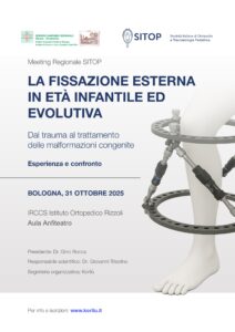 La fissazione esterna in età infantile ed evolutiva – evento SITOP